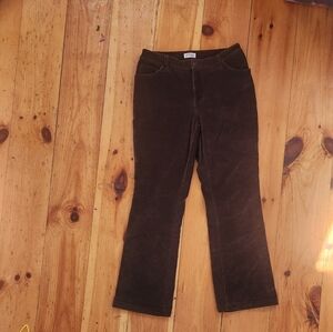 St. John's Bay Dark Brown Corduroy Pants